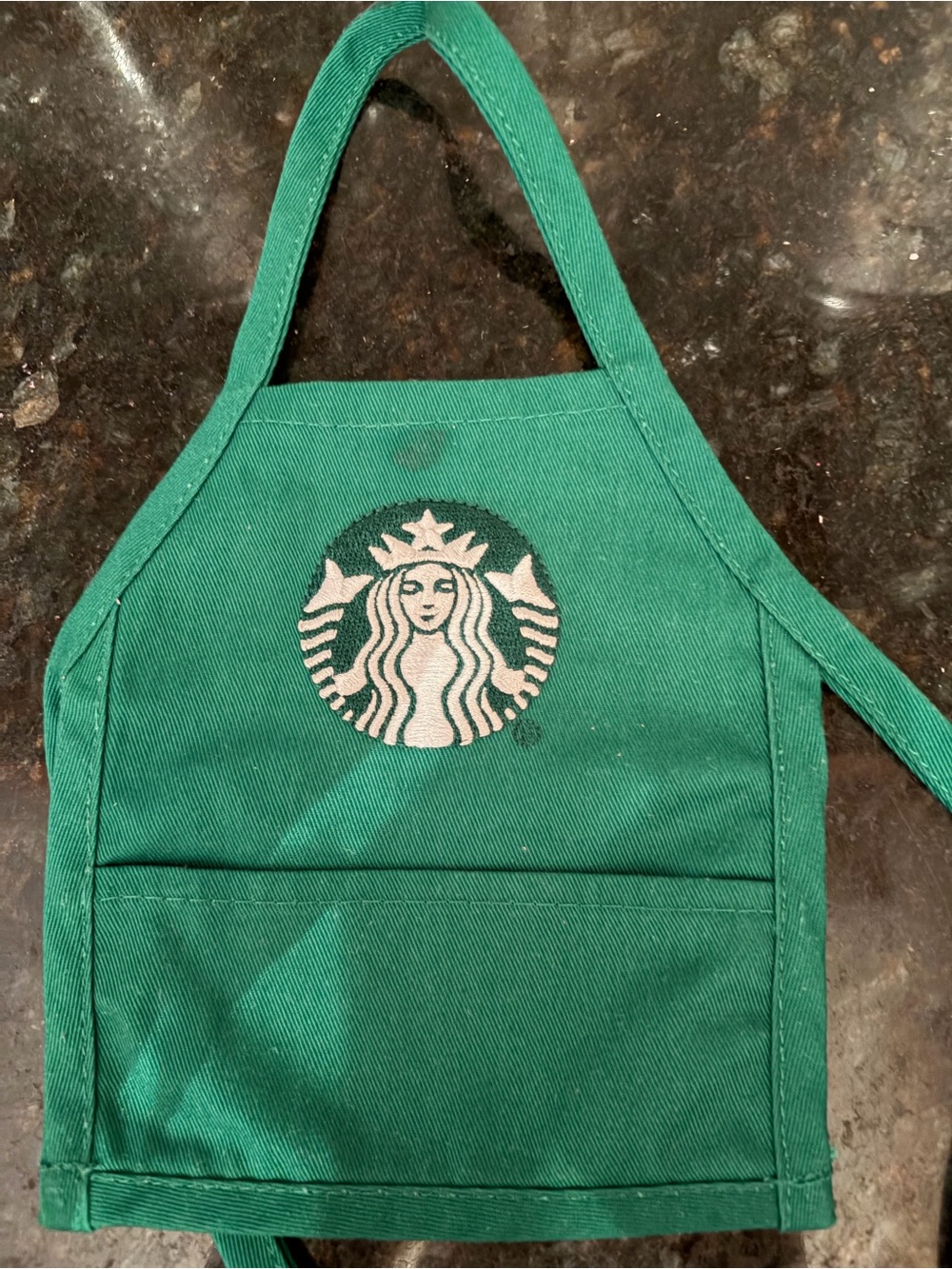 Starbucks mini novelty apron doll or bear apron